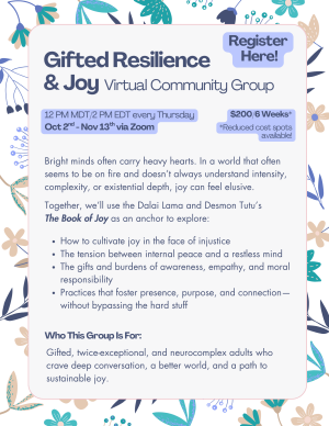 SENG Community Group: Resilience and Joy (10/2-11/13/25)